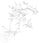 Handle Panel Style E and F Diagram and Parts List for 31AS63EE701 2012 Yard Man Snow Blower